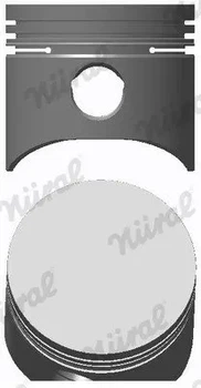 Поршень з кільцями, стандарт NURAL 87-785000-00 Ford Fiesta, KA 1037425, 1037426, 1037427