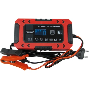 Зарядное устройство Foxsur FBC1206F Red [175025]
