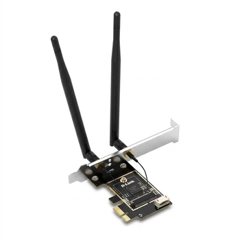 Wi-Fi/Bluetooth адаптер EDUP EP-9625 NGFF M.2/PCI-E Intel AX200 / Два діапазони