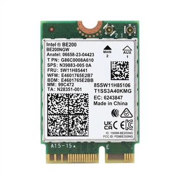 Wi-Fi/Bluetooth адаптер EB-LINK Intel BE200 WiFi7 / Bluetooth 5.4 / Три діапазони / MU-MIMO / M.2
