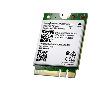 Wi-Fi/Bluetooth адаптер MOGE AX200NGW WiFi6 / 3000 Мбіт/с / Bluetooth 5.2 / Два діапазони / M.2