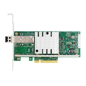 Сетевая карта Kunyu KY-82599-SR1, PCIe X8, 10 Гбит/с, один оптический порт, чип Intel 82599, X520-SR1, с многомодовым модулем