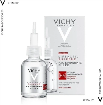 Антивозрастная сыворотка с гиалуроновой кислотой Vichy Liftactiv Supreme H.A. Epidermic Filler 30 ml