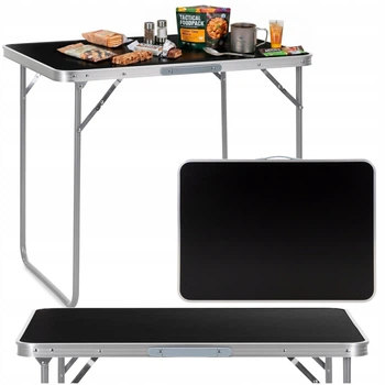 Кемпинговый стол Springos 80 x 60 см складной CS0184 Black