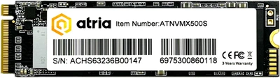 SSD M.2 накопичувач ATRIA X500S 512GB (ATNVMX500S/512)