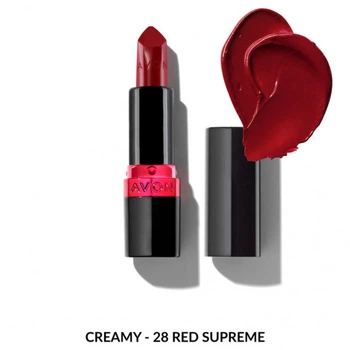Avon Зволожувальна кремова губна помада «Ультра» Avon, 3.6 г (Королівський червоний / Red Supreme). 28 СM