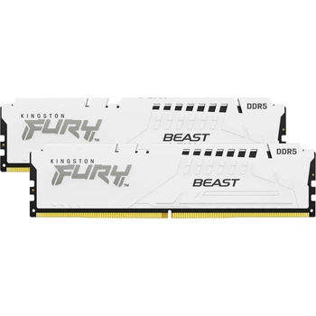 Модуль пам'яті Kingston Fury DDR5 32Gb (2x16) 6000MHz Beast White EXPO/XMP (KF560C36BWE2K2-32)