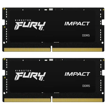 Модуль памяти Kingston Fury DDR5 64GB (2x32) 4800 Kingston DDR5 4800 64GB KIT (32GBx2) SODIMM FURY Impact (KF548S38IBK2-64)