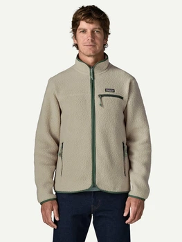Bluza męska rozpinana streetwear polarowa Patagonia M'S Retro 22802 PNCA L Beżowa (800070362290)
