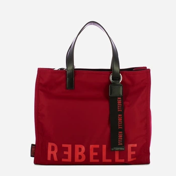 Torebka crossbody damska materiałowa Rebelle Electra REB0082T0001 0141 Bordowa (800070364360)
