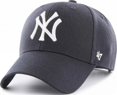 Кепка 47 Brand MLB NEW YORK YANKEES темно-синій, білий Уні OSFA