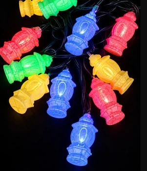 Гирлянда Мрамор Фонарик 12 LED, 5 м, мультиколор, с переходником, 220 В, 1698-26