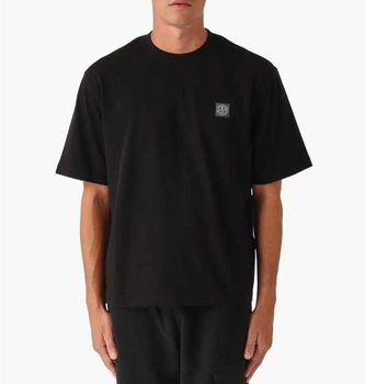 Футболка мужская Stone Island Stone Island Logo Patch Black S Черный K2S152100025S0115-V0029
