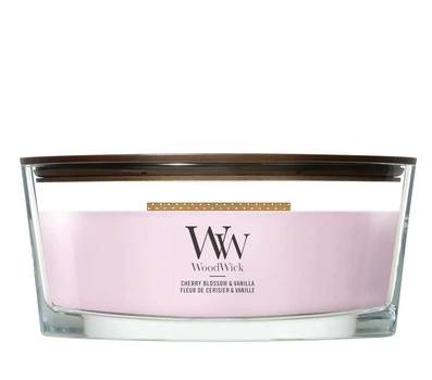 Ароматична свічка Woodwick Ellipse Cherry Blossom & Vanilla 453 г (2238142)