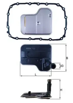 Гідравлічний насос коробка передач MAHLE / KNECHT HX240D BMW 1 (E87), X3 (E83), 1 (E81), 3 Кабріолет (E93), 3 Touring (E91), 3 Купе (E92), 1 Кабріолет (E88), X1 (E84), 3 (E90), 1 Купе (E82) 24117572618, 24117572617, 24117581604