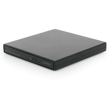 Оптичний привід Gembird Gembird, Black, DVD+/-RW, USB 2.0 (DVD-USB-02)