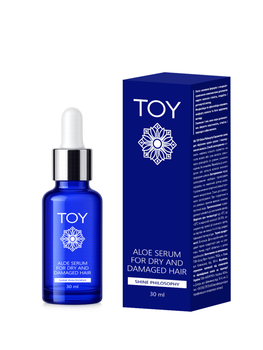 Сироватка TOY з алое для підтримки краси сухого і пошкодженого волосся Shine Philosophy 30 мл
