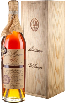 Арманьяк Baron Gaston Legrand Bas Armagnac 1924 0.7 л 40% (3558270001212)