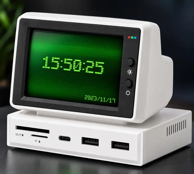 Док-станція Hagibis Mini Monitor USB-C з дисплеєм 3.5" IPS HDMI/USB3.0