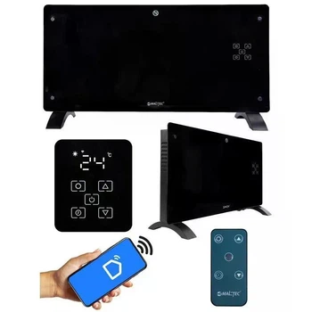 Конвекторний обігрівач скляний Maltec CH7000DWB Wi-Fi Smart чорний
