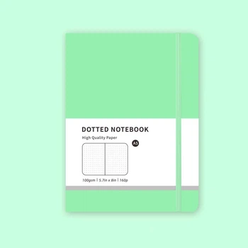 Блокнот Травянисто-Зеленый в точку (Dotted Notebook) формата А5 202 мм × 142 мм