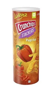 Чіпси Crunchips Stackers зі смаком паприки, 175 г