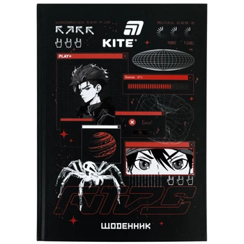 Дневник школьный Kite Red Anime K26-262-8, твердый переплет