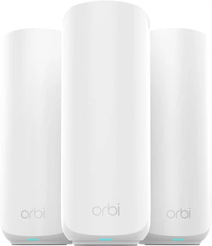 Wi-Fi Mesh система NETGEAR Orbi RBE373 3-Pack (RBE373-100EUS)