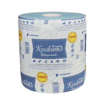 Бумажные полотенца Кохавинка Синие 150 м