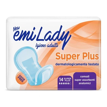 Женские урологические прокладки Emi Lady Super Plus (6 капель) 14 шт.