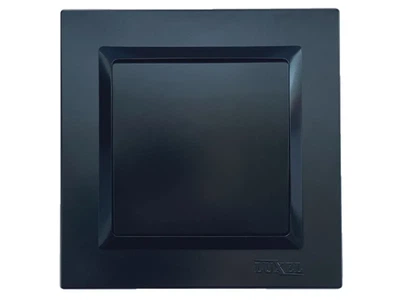 Вимикач одинарний Luxel JAZZ (9102) Чорний