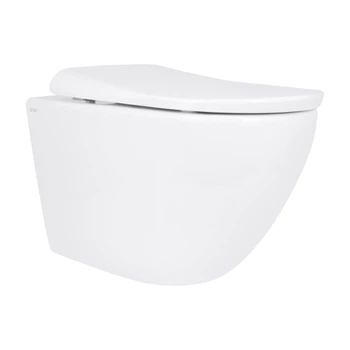 Унітаз підвісний Qtap Robin ML Ultra Quiet 490x365x325 мм, з сидінням Soft-close MagLock, White QTROBML26W49621 QTAP QTROBML26W49621