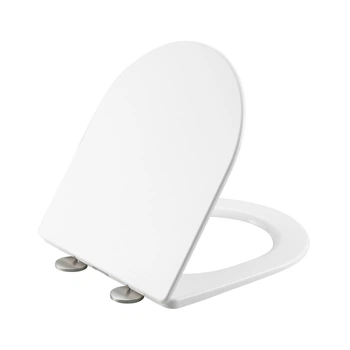 Сидіння для унітазу Qtap (Taurus 490) 422x360x30 мм, White, з мікроліфтом, Slim Duroplast, Quick Release QTSC179W49383 QTAP QTSC179W49383