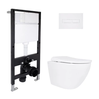 Комплект инсталляция с унитазом ML Ultra Quiet 520x365x365 Standard QTAP ROBIN QTROBML26W4962351685
