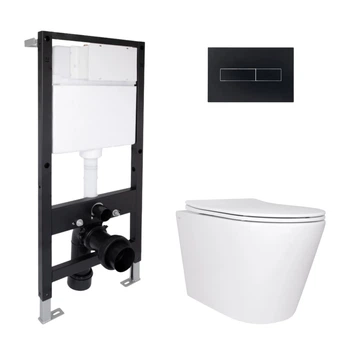 Комплект инсталляция с унитазом Ultra Quiet 520x365x365 Standard QTAP SCORPIO QT14332380AW51578