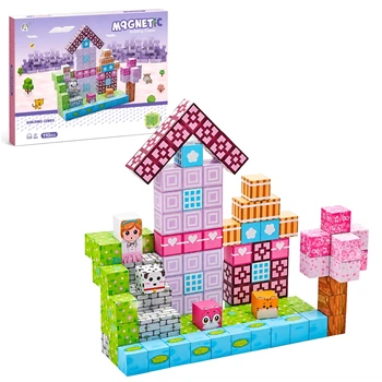 Магнитный конструктор Magnetic Building Cubes, 110 деталей (CH1331-32)