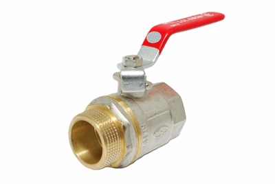Кран шаровый 1"1/4" ВН ручка красная PN40 SOLOMON