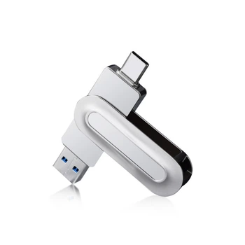 Флеш пам'ять USB Zs100 1TB USB 3.2 Gen2+Type-C Silver