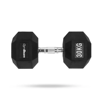 Гексагональна гантель білий 30 kg - GymBeam Accessories