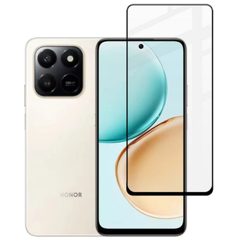 Защитное стекло Fiji Premium для Honor X7d полная проклейка Anti-Static черный