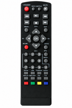 Пульт дистанційного керування для цифрового ефірного DVB-T2 тюнера EUROSKY ES-11, ES-12, ES-15