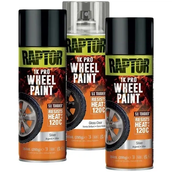 Набор для окрашивания дисков | RAPTOR Wheel Paint | Комплект 1,121 л | Черный глянец