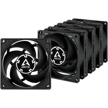 Комплект корпусних вентиляторів Arctic P8 Silent 5-Pack Black (ACFAN00301A) [175998]