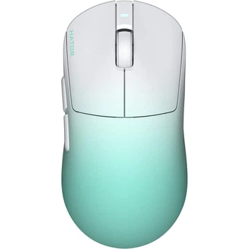 Мышь Hator Quasar 3 Ultima 8K Wireless White/Mint (HTM761) [177415]
