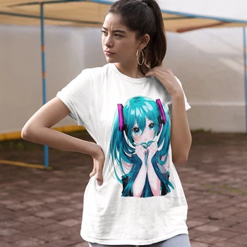 Футболка Vocaloid (Hatsune Miku wht) 2XL білий