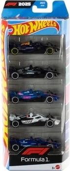 Zestaw pojazdów Mattel Hot Wheels Formuła 1 Bolidy 5 szt. JLN11 (194735367870)