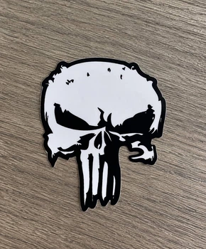 Наклейка череп Каратель Punisher . Розмер 6 х 5см