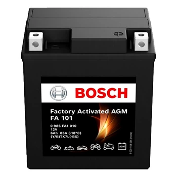Аккумулятор Bosch Factory Activated AGM 12V 6Ah 85A R+ (0986FA1010)