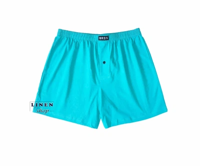 Бирюзовые однотонные семейные трусы Mister color Bres by Ellen MBXK 307/01/117 2XL