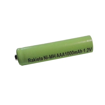 Мизинчиковый аккумулятор батарейка Rakieta Ni-MH AAА 1000 mAh 1.2v Зеленый